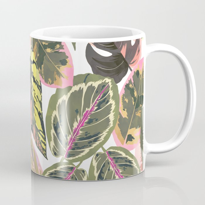 Wild jungle botanical leaves 63 Coffee Mug Gallery Image 1
