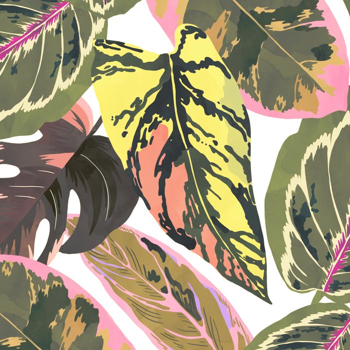 Wild jungle botanical leaves 63 Coffee Mug Gallery Image 2