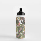 Wild jungle botanical leaves 63 Water Bottle Gallery Image 2