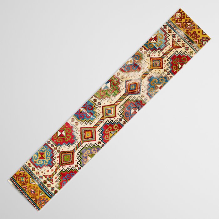 Moghan Southeast Caucasus Antique Rug Print Table Runner Gallery Image 3