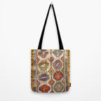 Moghan Southeast Caucasus Antique Rug Print Tote Bag Gallery Image 2