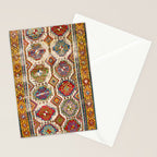 Moghan Southeast Caucasus Antique Rug Print Stationery Card Gallery Image 2