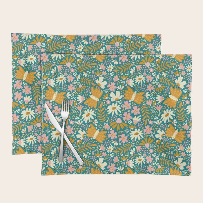 Happy Floral  Placemat