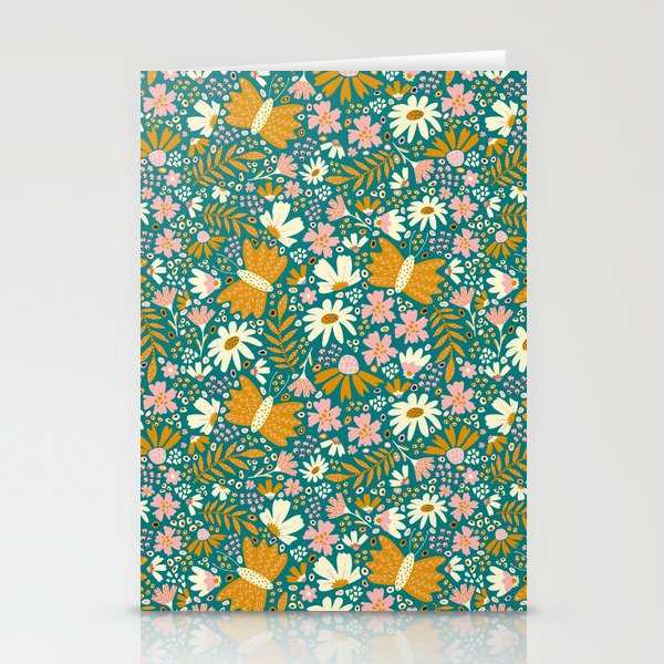 Happy Floral  Stationery Card Gallery Image 1