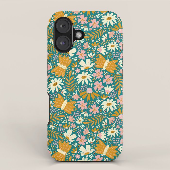 Happy Floral  iPhone Case Gallery Image 1