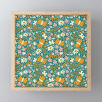 Happy Floral  Mini Art Print Gallery Image 1