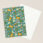 Happy Floral  Stationery Card Gallery Image 2