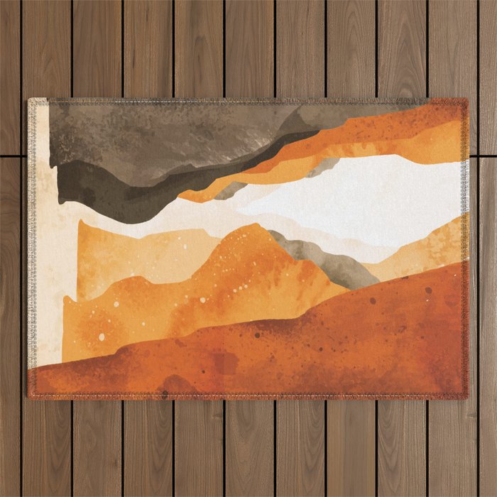 Water Flow 5 Outdoor Rug Gallery Image 1