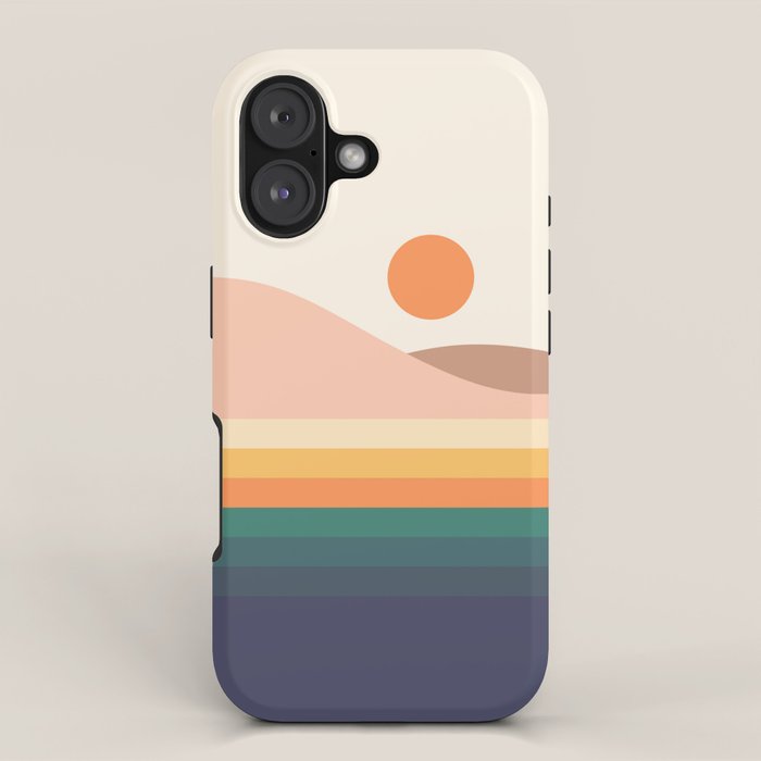 Retro Landscape 06B iPhone Case Gallery Image 1