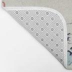 Hiroshige Cranes Flying over Waves  Bath Mat Gallery Image 2
