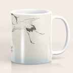 Hiroshige Cranes Flying over Waves  Coffee Mug Gallery Image 1