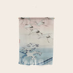 Hiroshige Cranes Flying over Waves  Wall Hanging Gallery Image 1