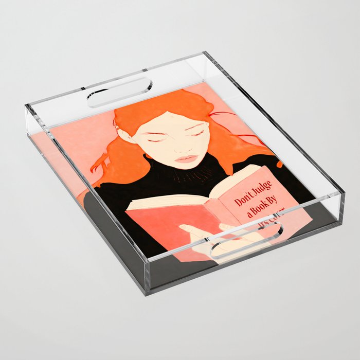 Donât Judge a Book By Its Cover Acrylic Tray Gallery Image 1