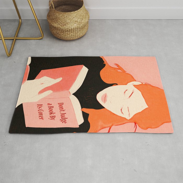 Donât Judge a Book By Its Cover Rug Gallery Image 1