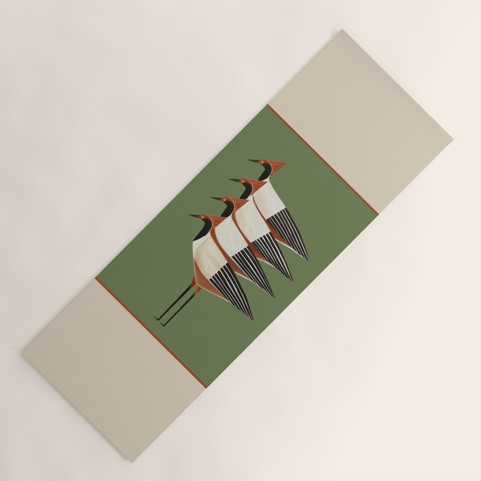 Four Birds I Yoga Mat Gallery Image 1