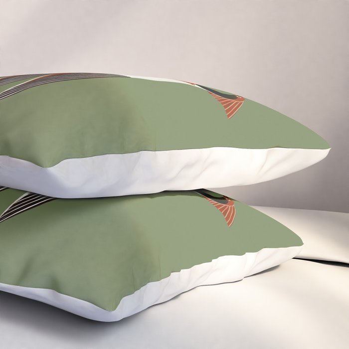 Four Birds I Pillow Sham Gallery Image 3