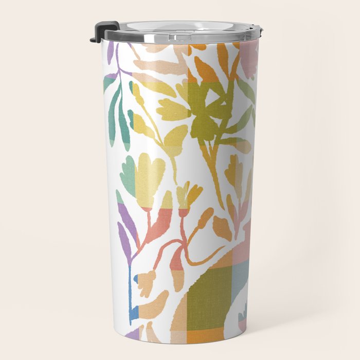 Colorful Butterflies in Flight Travel Mug Gallery Image 3