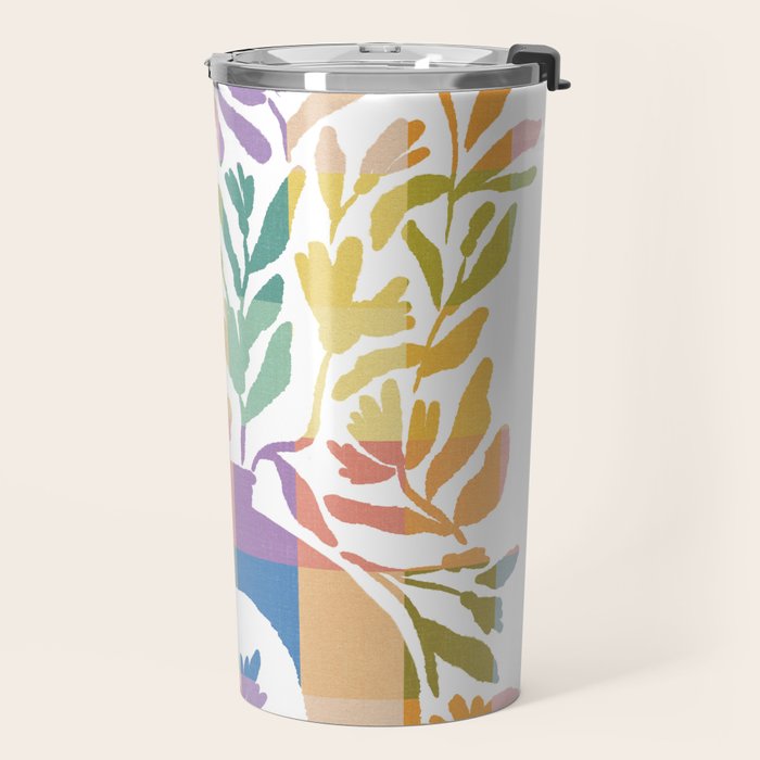 Colorful Butterflies in Flight Travel Mug Gallery Image 2