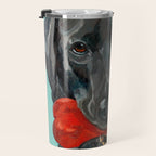 Black Labrador and a Red Bone Travel Mug Gallery Image 3