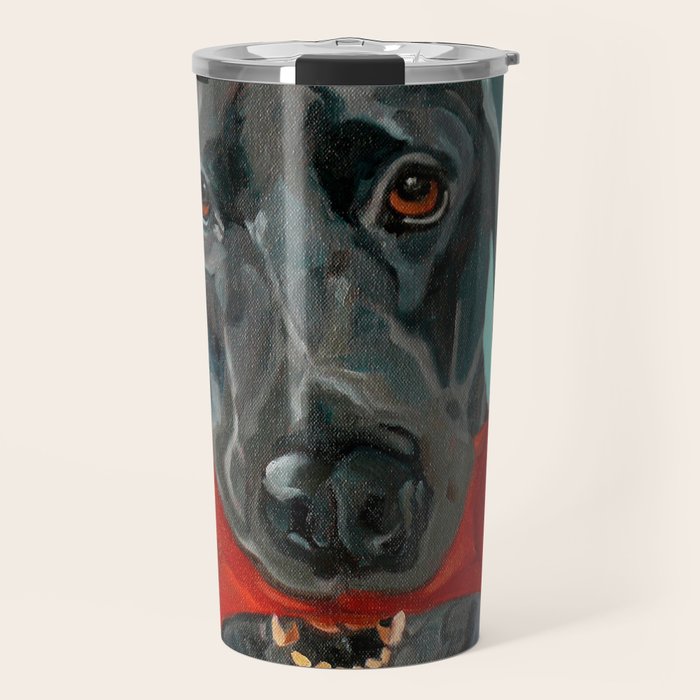 Black Labrador and a Red Bone Travel Mug Gallery Image 1