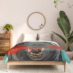 Black Labrador and a Red Bone Comforter Gallery Image 3