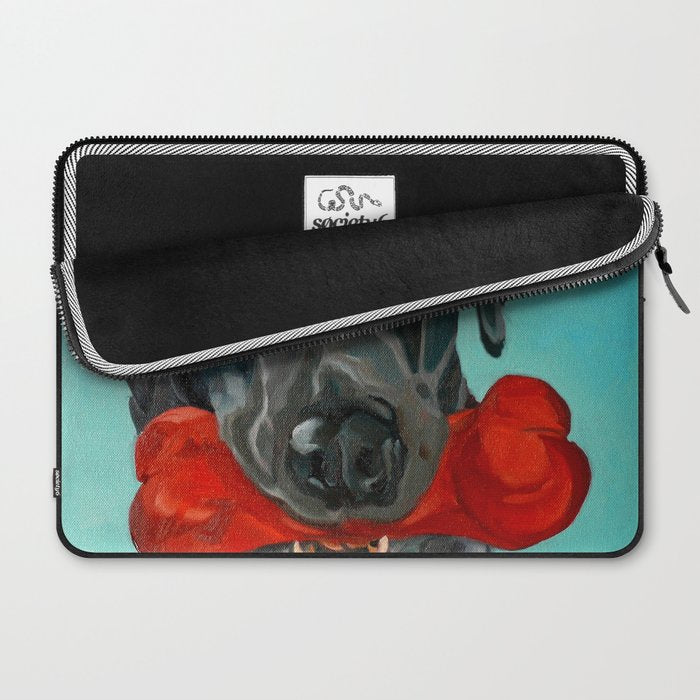 Black Labrador and a Red Bone Laptop Sleeve Gallery Image 2