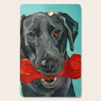 Black Labrador and a Red Bone Cutting Board Gallery Image 1