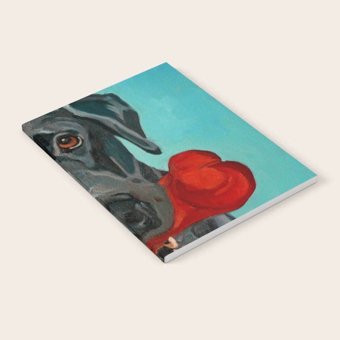 Black Labrador and a Red Bone Notebook Gallery Image 1