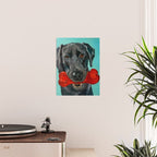 Black Labrador and a Red Bone Poster Gallery Image 2
