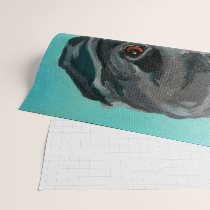 Black Labrador and a Red Bone Wrapping Paper Gallery Image 2
