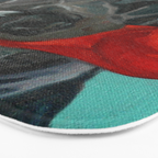 Black Labrador and a Red Bone Bath Mat Gallery Image 3