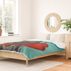 Black Labrador and a Red Bone Duvet Cover Gallery Image 2