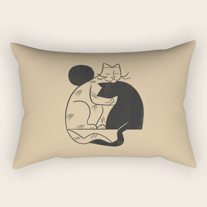 Kind Kats Rectangular Pillow Gallery Image 1