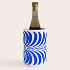 THE VASE 01: Cerise & Persian Blue Leaves Wine Chiller Gallery Image 1
