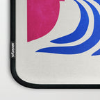 THE VASE 01: Cerise & Persian Blue Leaves Laptop Sleeve Gallery Image 3