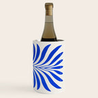 THE VASE 01: Cerise & Persian Blue Leaves Wine Chiller Gallery Image 3