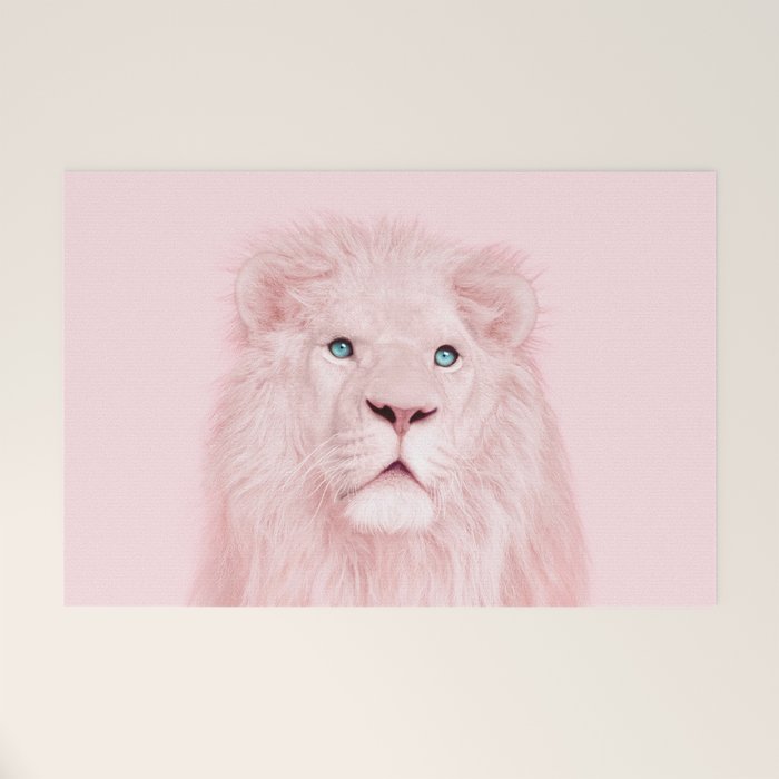 PINK LION Welcome Mat Gallery Image 1