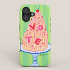 Mold the Future & Vote in Lime Green iPhone Case Gallery Image 1