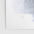 Blue Grey Minimalist Abstract Painting Poster Gallery Image 3