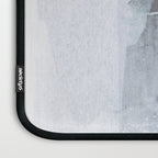 Blue Grey Minimalist Abstract Painting Laptop Sleeve Gallery Image 3