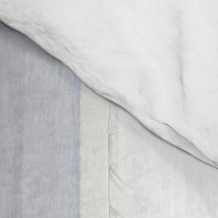 Blue Grey Minimalist Abstract Painting Comforter Gallery Image 4