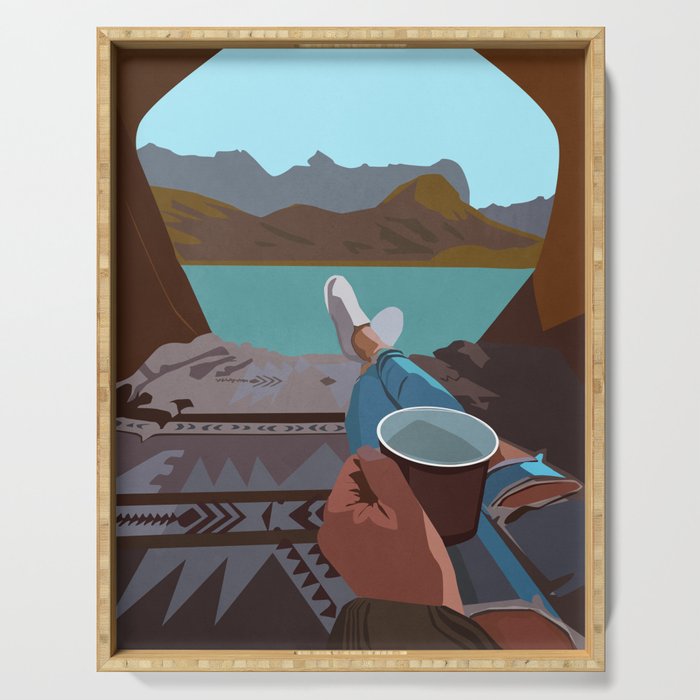 Place out of time Serving Tray Gallery Image 1