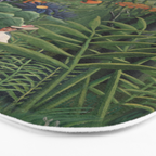 Woman Walking in an Exotic Forest (Femme se promenant dans une foreÌt exotique) (1905) by Henri Rousseau.  Bath Mat Gallery Image 3