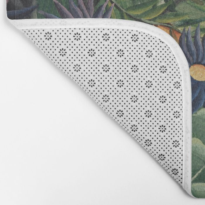 Woman Walking in an Exotic Forest (Femme se promenant dans une foreÌt exotique) (1905) by Henri Rousseau.  Bath Mat Gallery Image 2