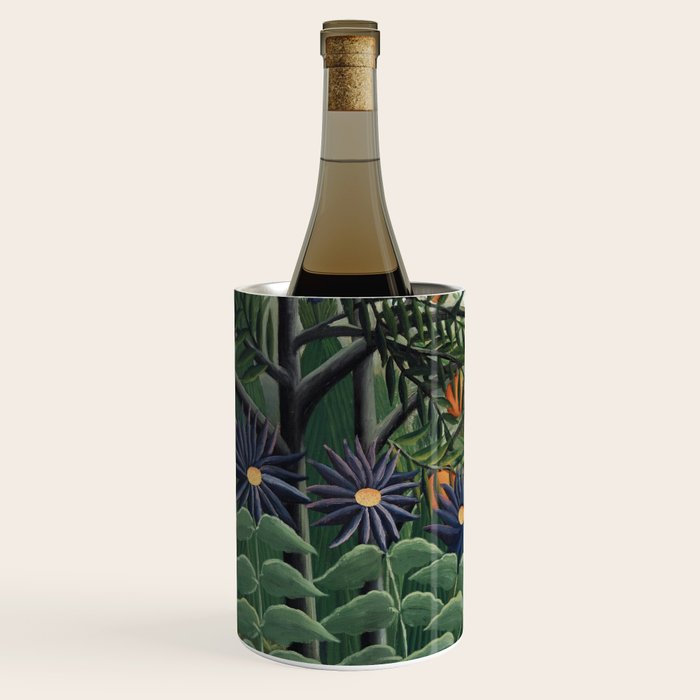 Woman Walking in an Exotic Forest (Femme se promenant dans une foreÌt exotique) (1905) by Henri Rousseau.  Wine Chiller Gallery Image 2