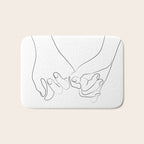 Pinky Promise VI Bath Mat Gallery Image 1