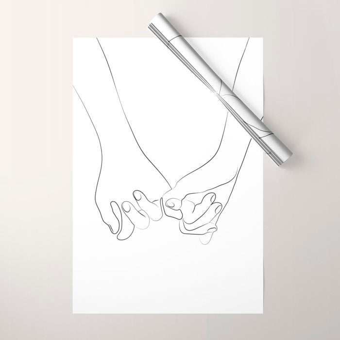 Pinky Promise VI Wrapping Paper Gallery Image 1