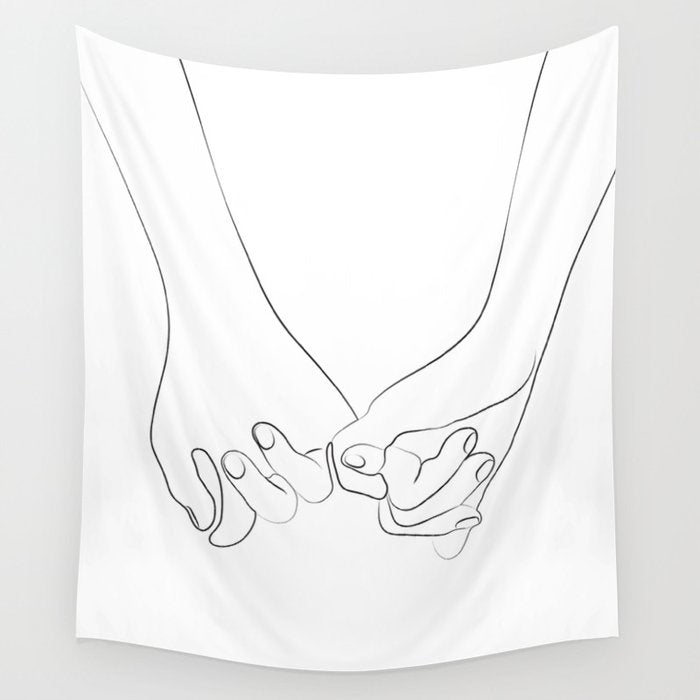 Pinky Promise VI Wall Tapestry Gallery Image 4
