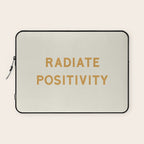 Radiate positivity Laptop Sleeve Gallery Image 1