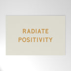Radiate positivity Welcome Mat Gallery Image 1